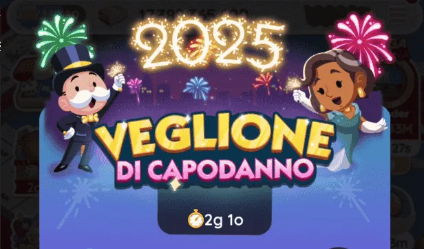 Veglione Di Capodanno Monopoly Go (Elenco dei Premi)